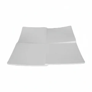 Mel Platter Quadra White 9x9"