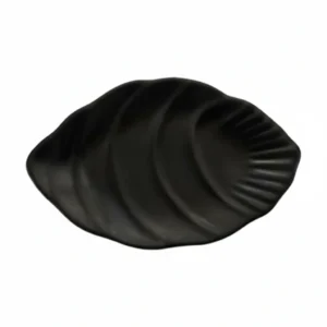 Mel Platter Palm Black 10"