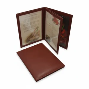 Menu Folder Brown A4