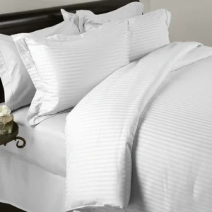 Q Striped Duvet Cover 200TC 92x92"