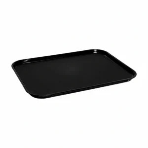 Heavy Tray Rect Black  14x18in 46x36cm